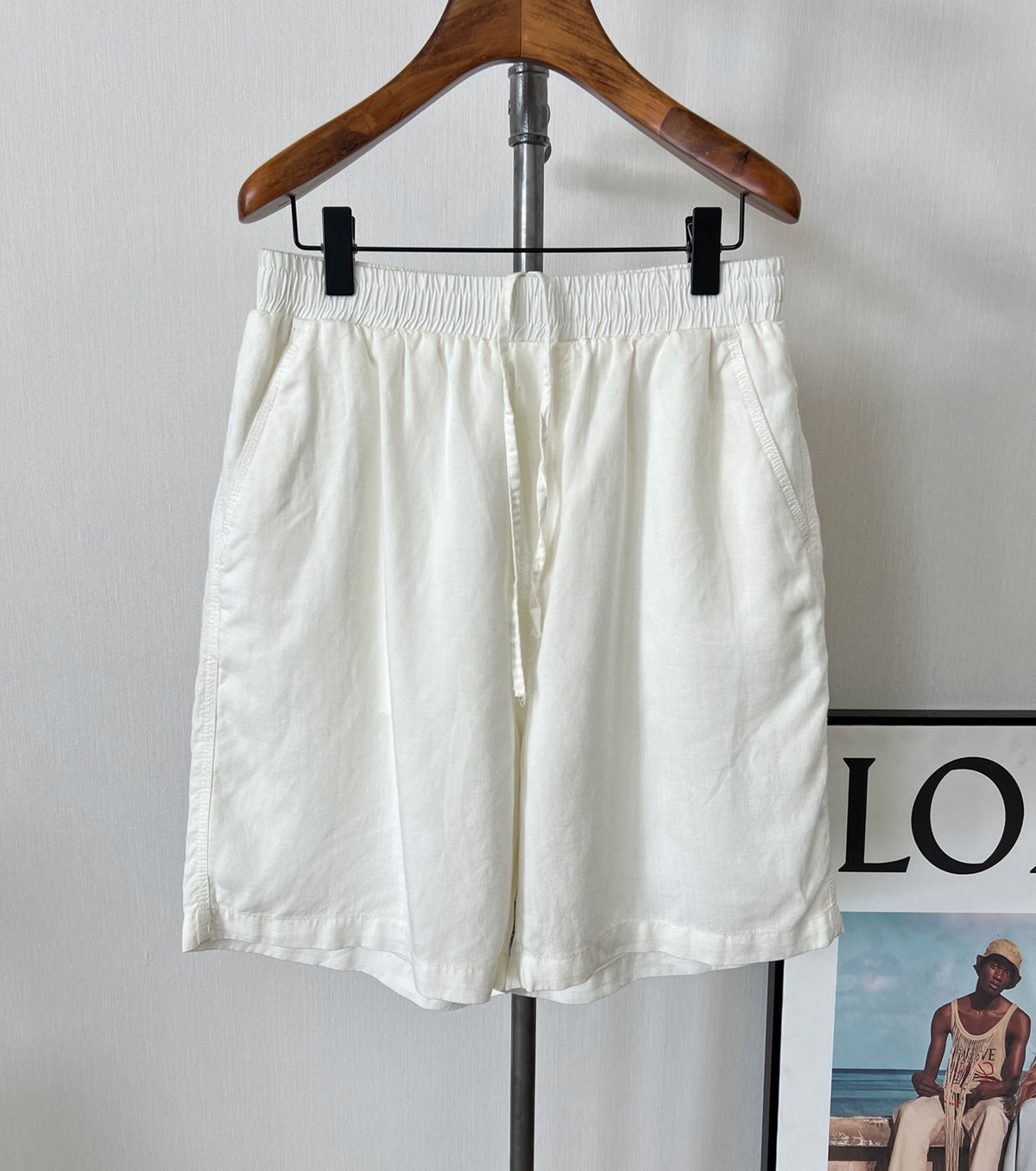 Мъжки ленени бермуди