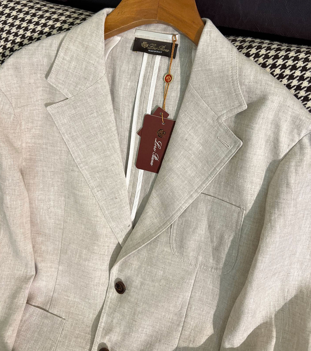 Men linen blazer