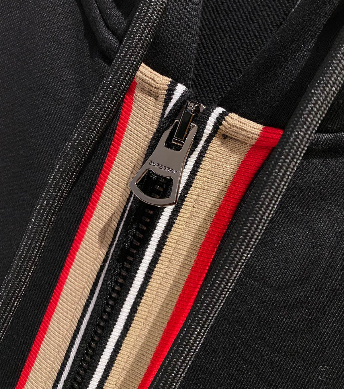 Icon Stripe Zip Hoodie