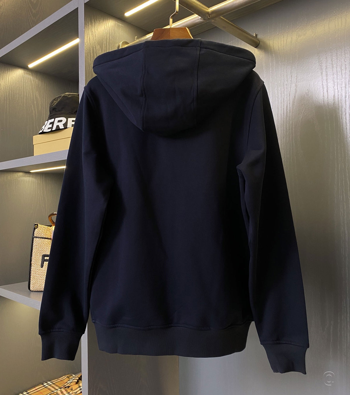 Icon Stripe Zip Hoodie