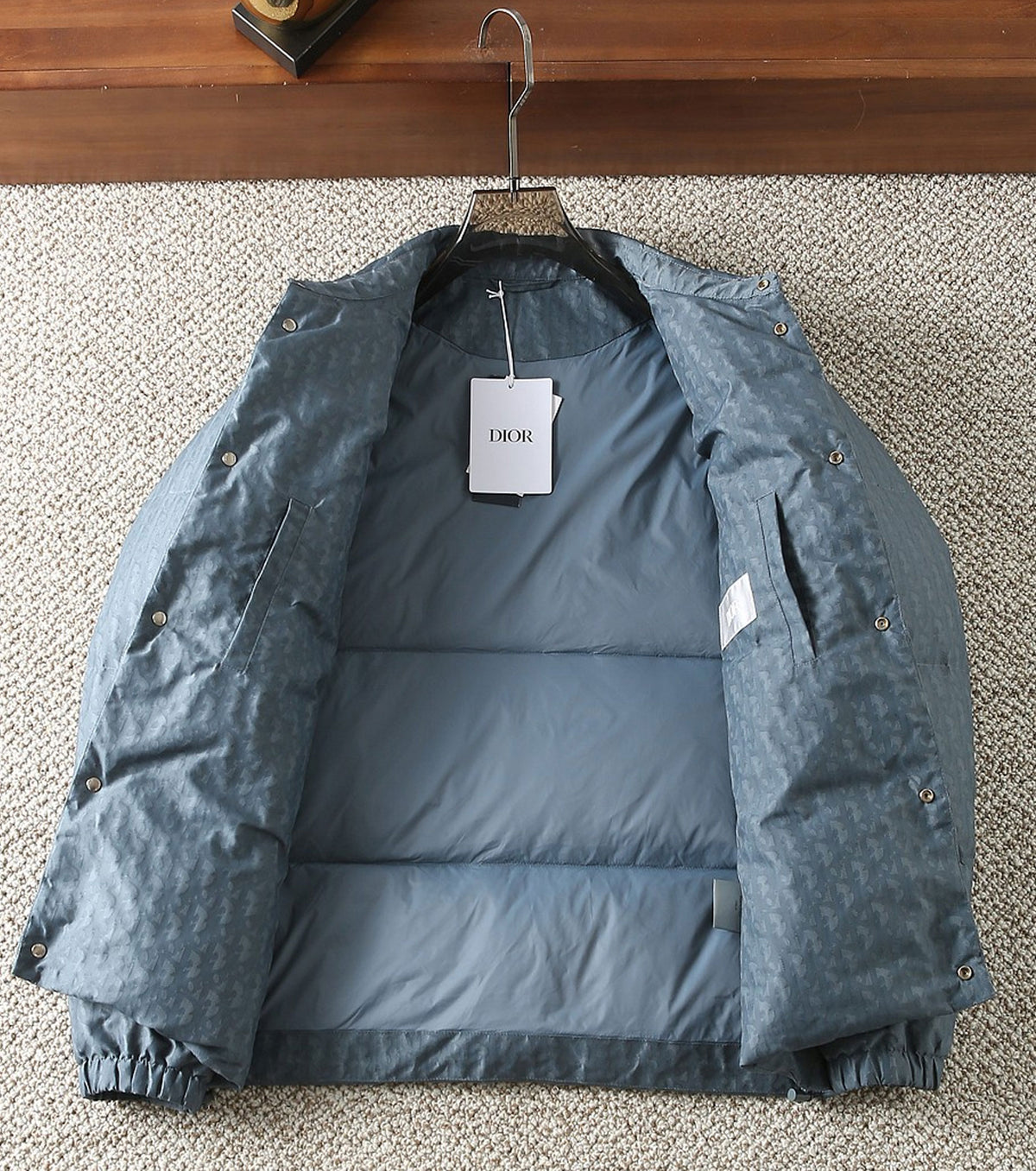 Жакардово пухено яке