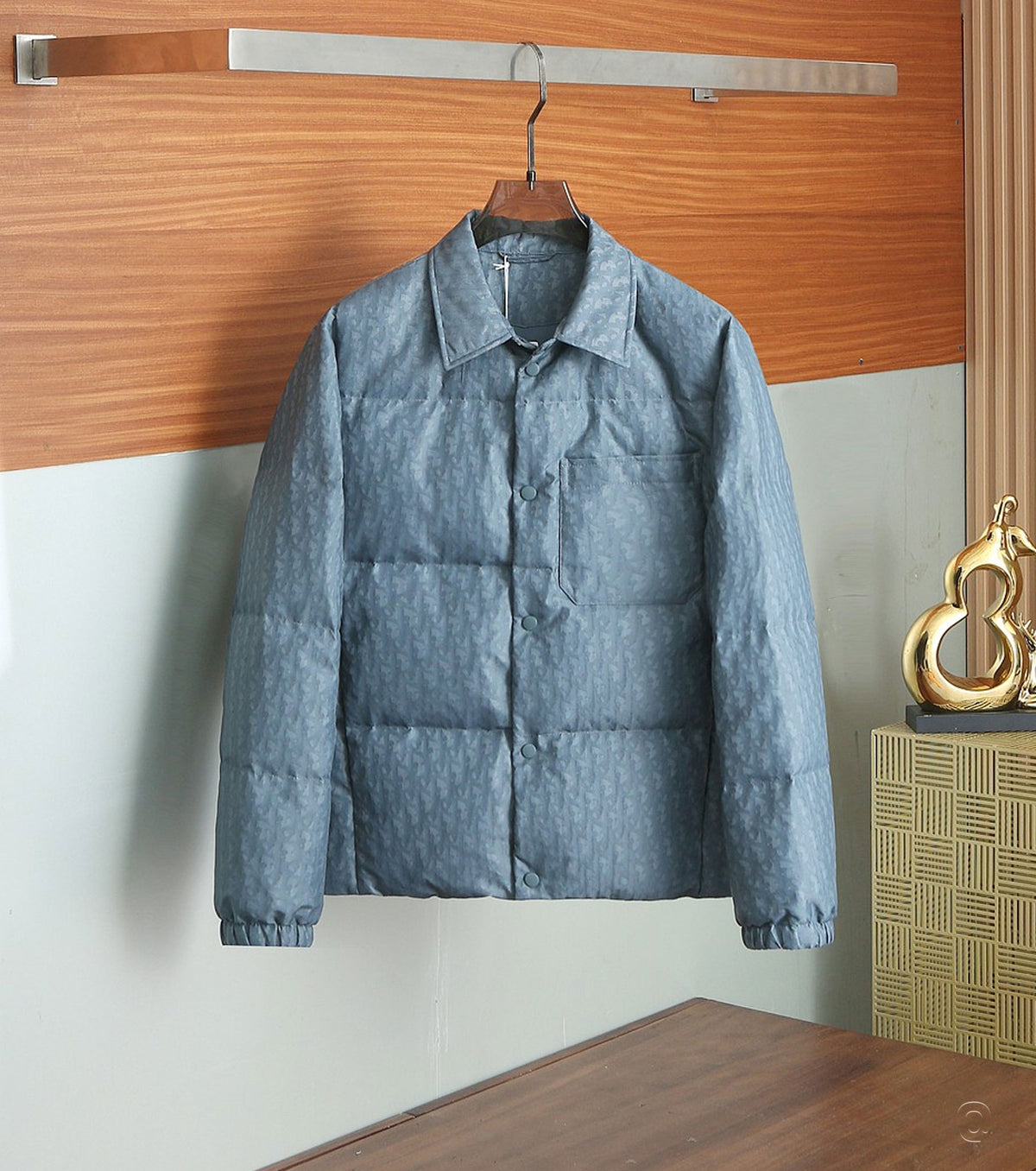 Жакардово пухено яке