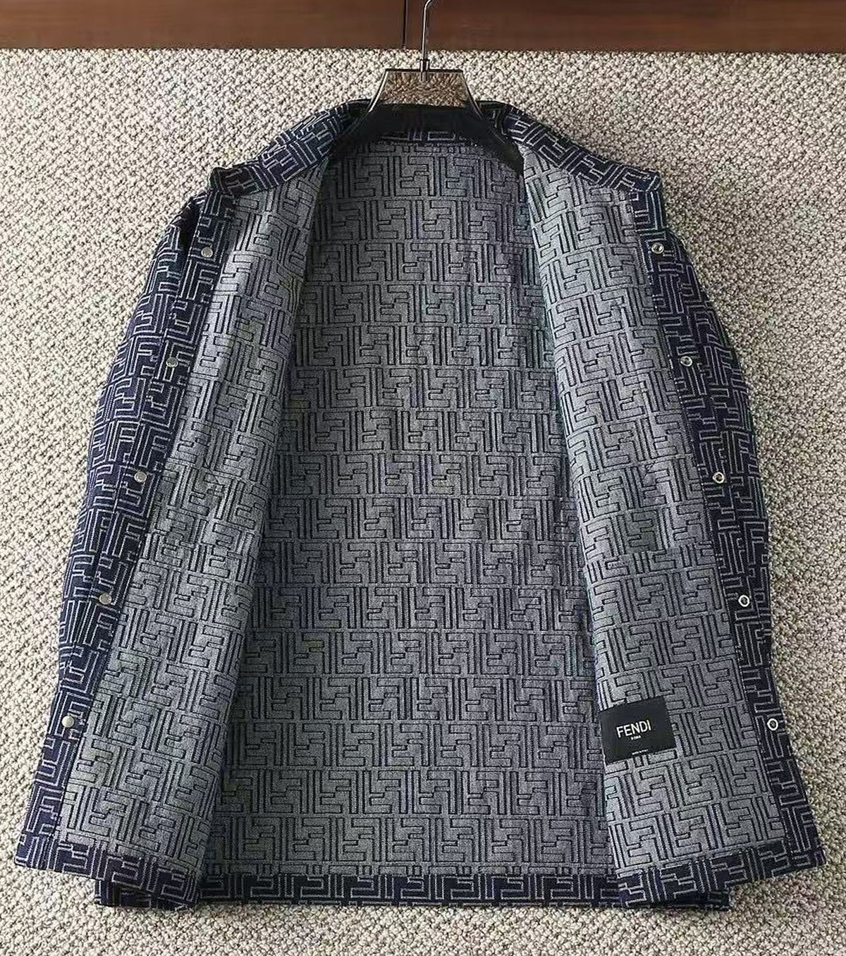 Jacquard shirt/jacket