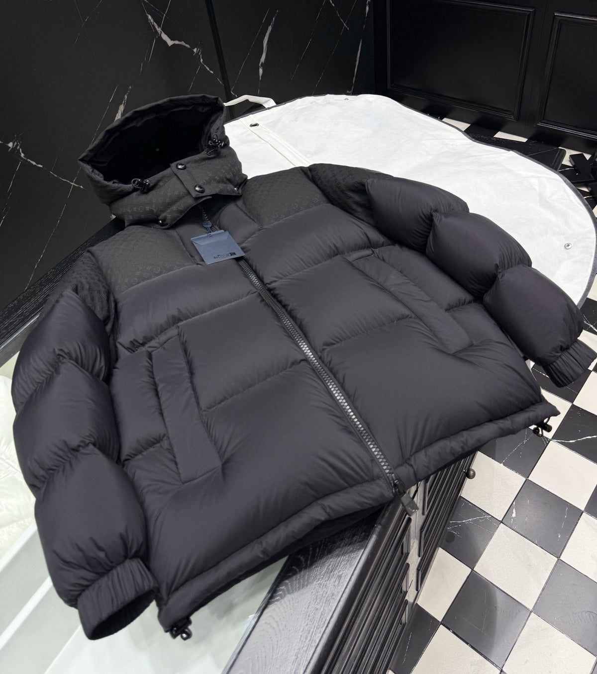 Placed Monogram down jacket