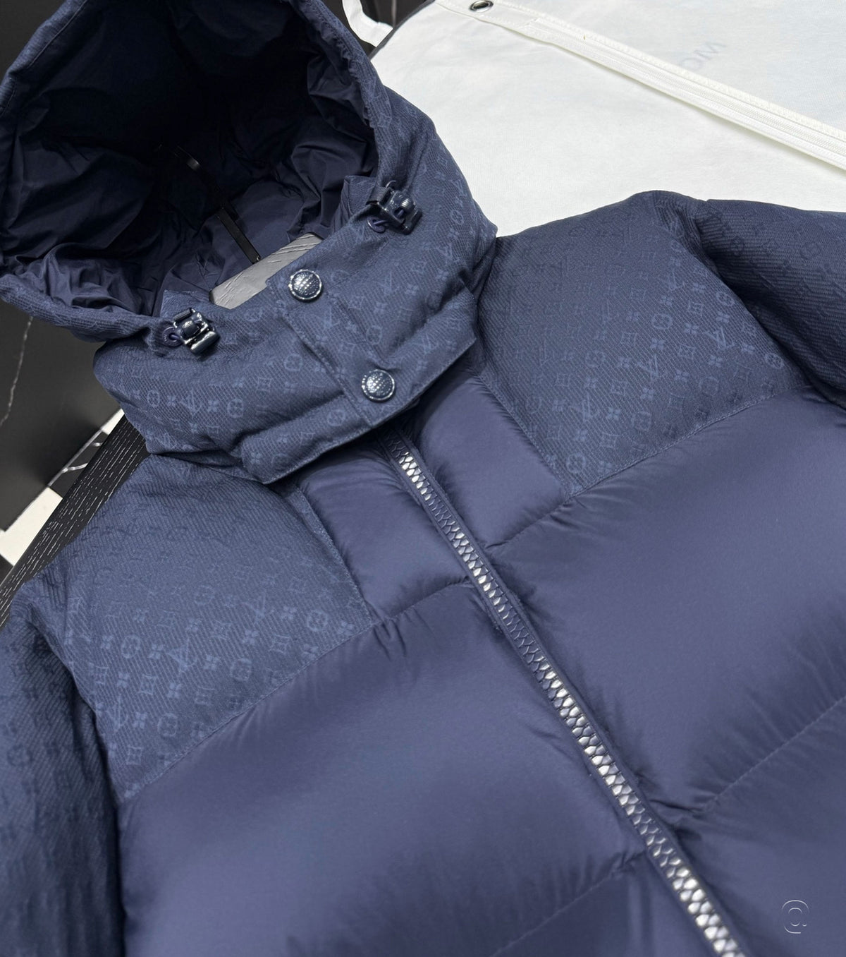 Placed Monogram down jacket
