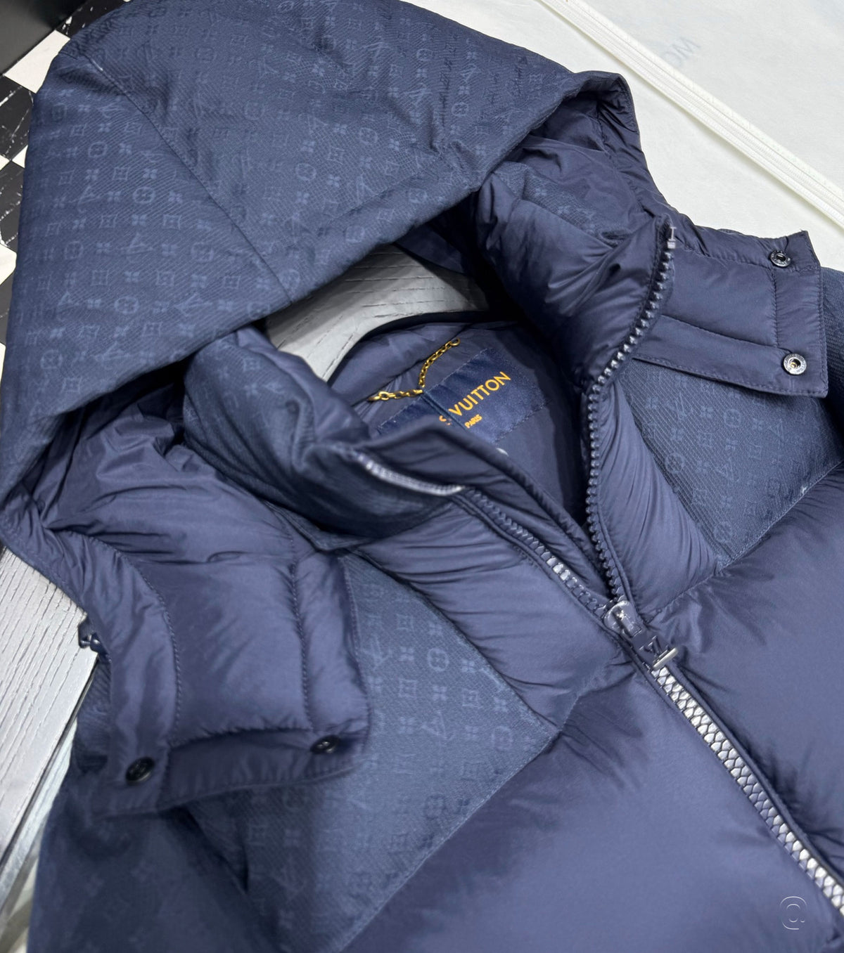 Placed Monogram down jacket