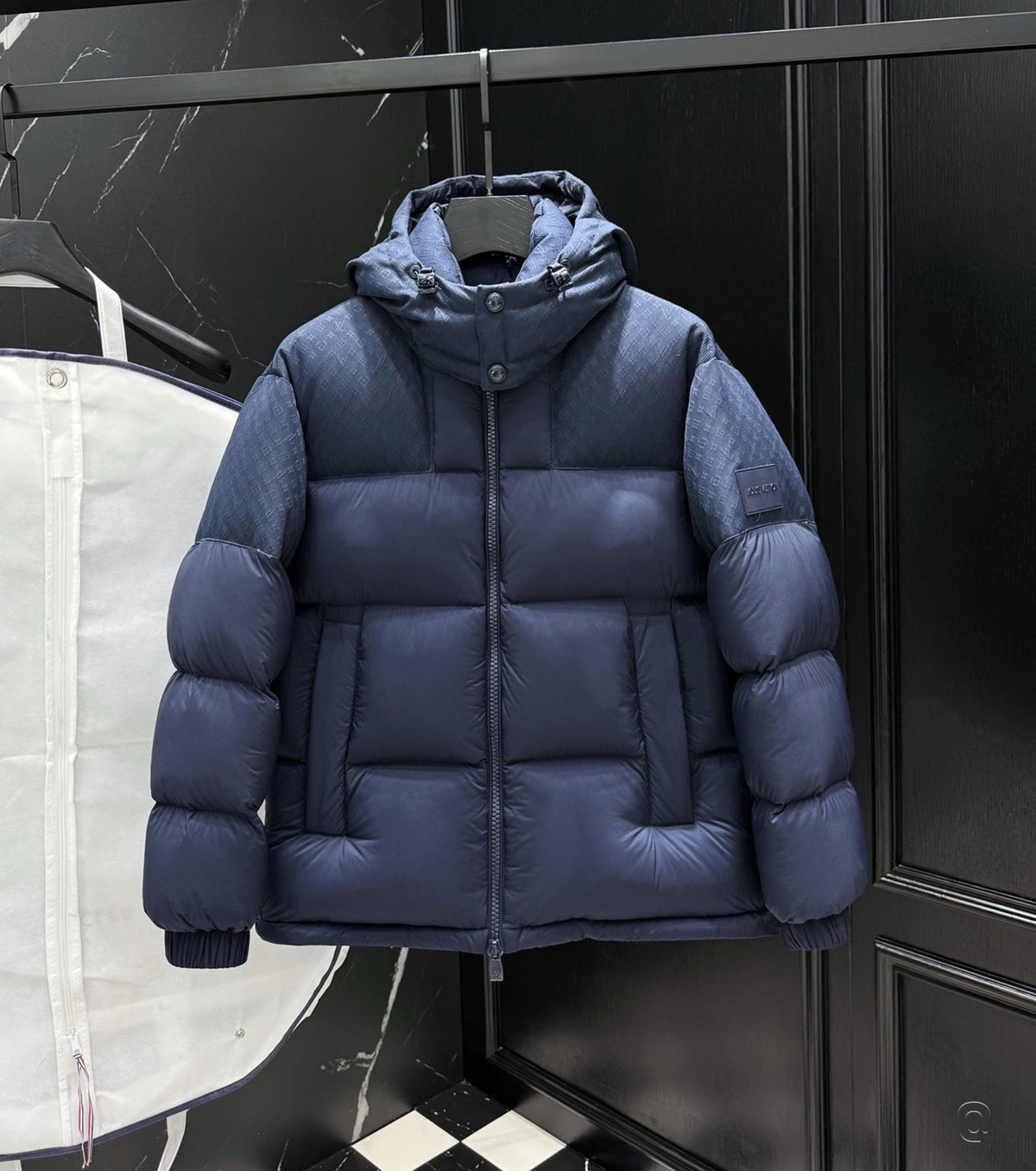 Placed Monogram down jacket