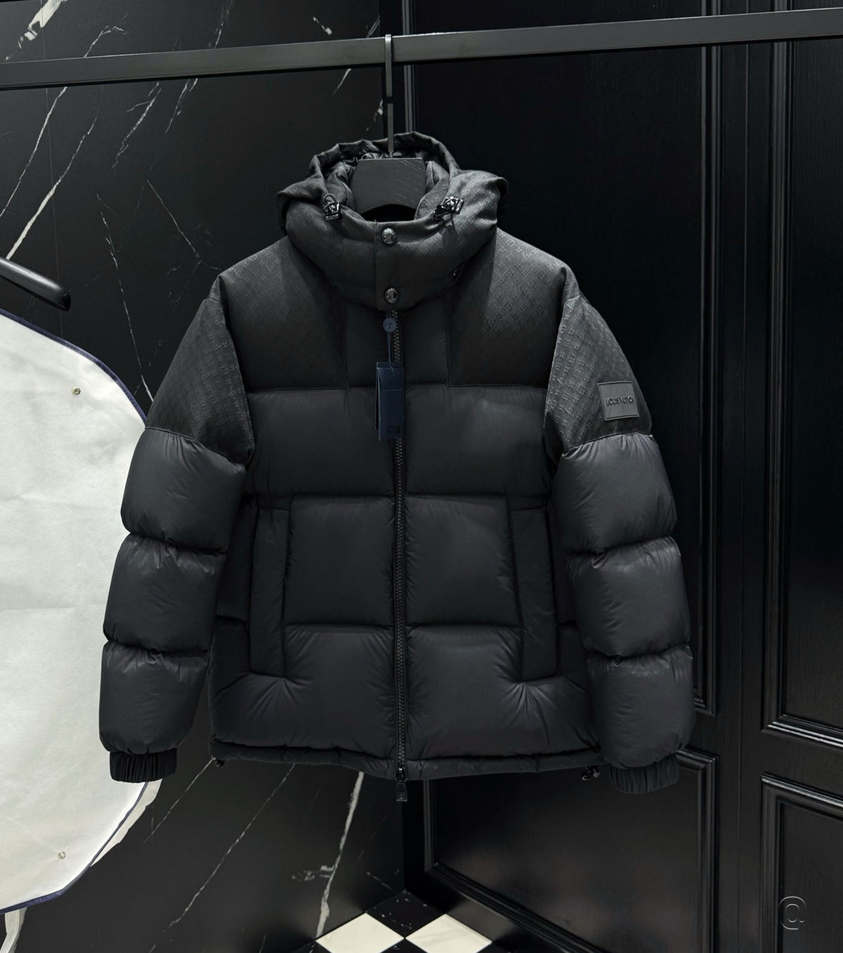 Placed Monogram down jacket