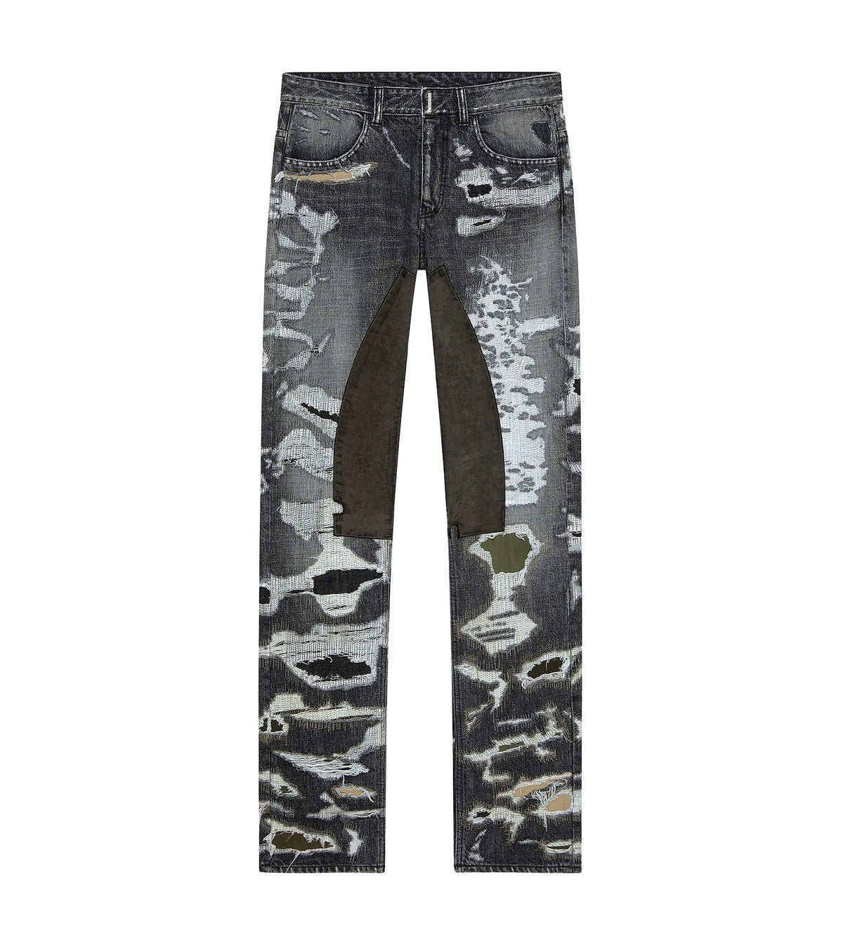 Men Distressed Straight-Leg Jeans