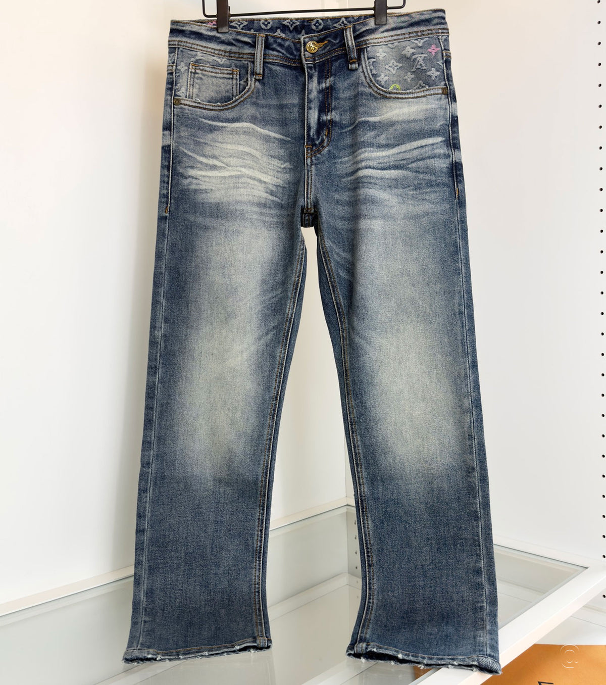 Men Retro Jeans
