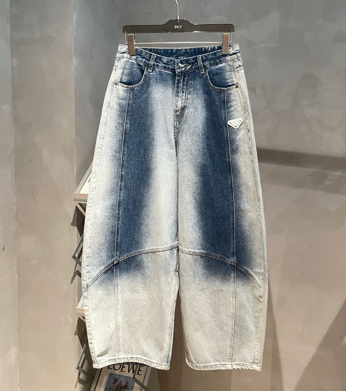 Men wide-leg jeans