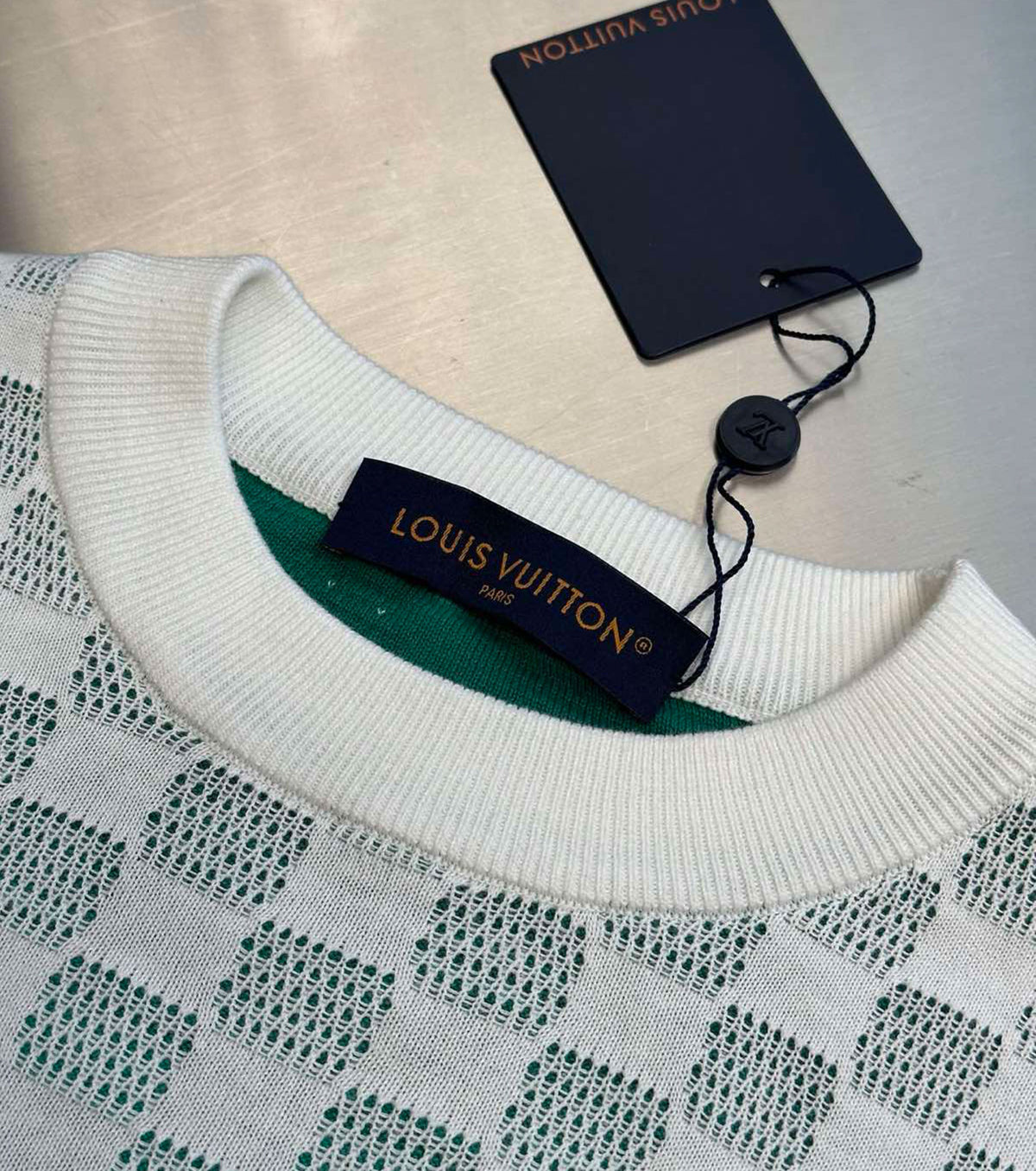 Men Damier Sweater