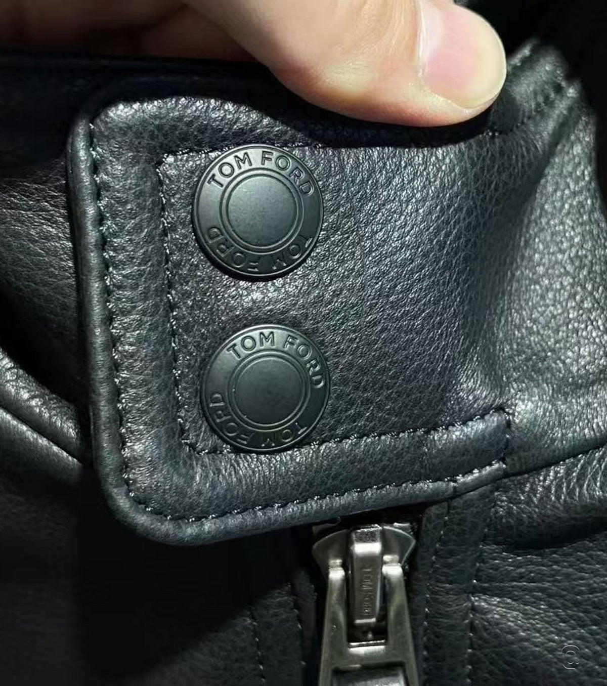 Мъжки бомбър естествена кожа