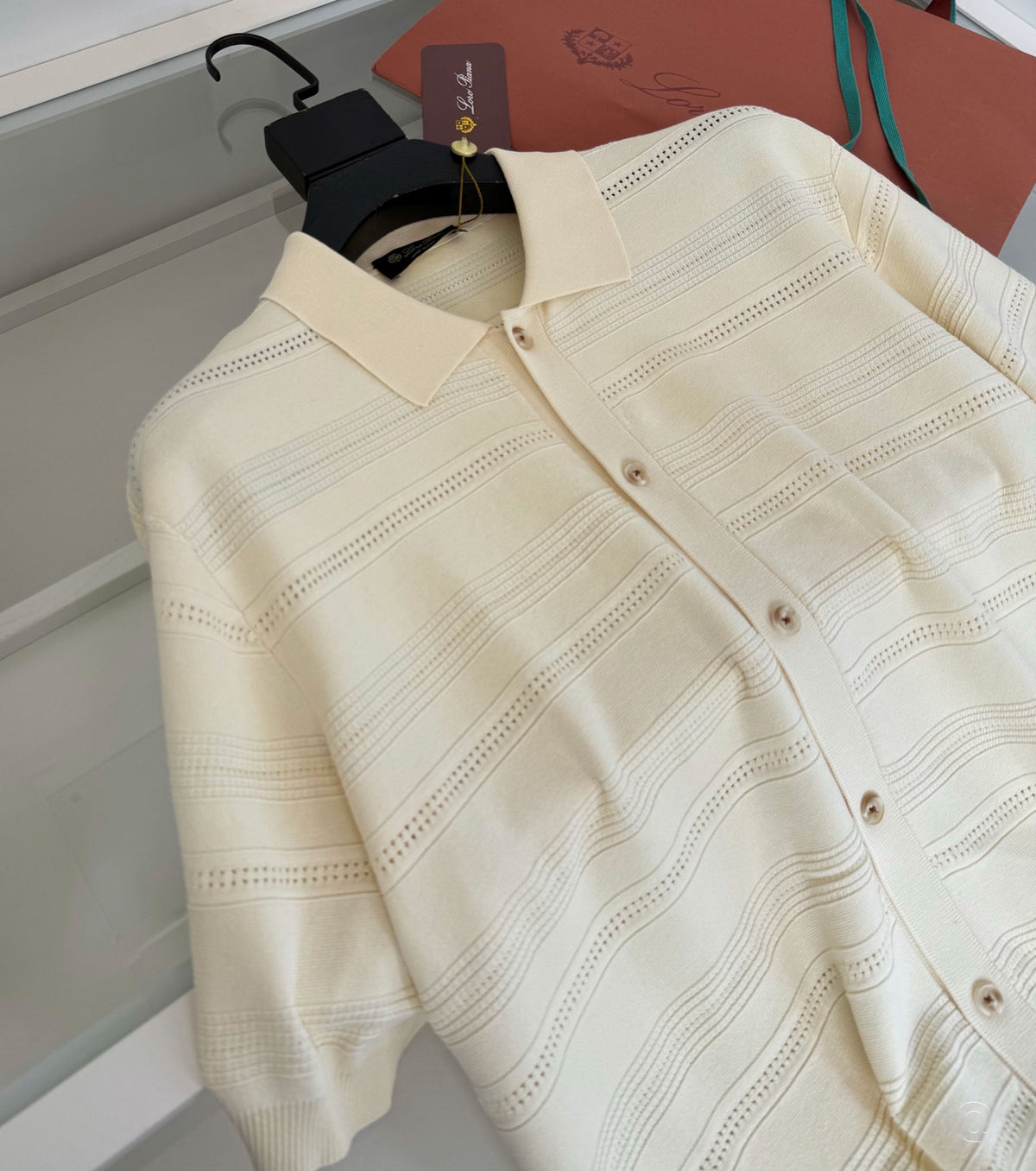 Men Short sleeve cardigan