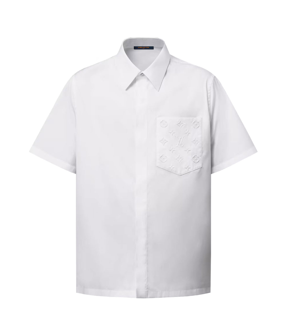 Риза с къс ръкав и монограмен джоб LS3100
