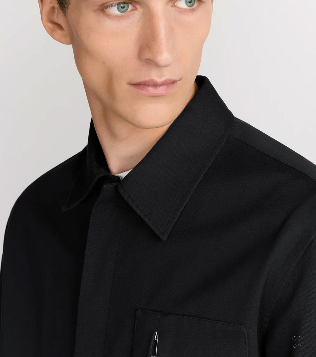 Риза с цип и "Icon" бродерия DR0506