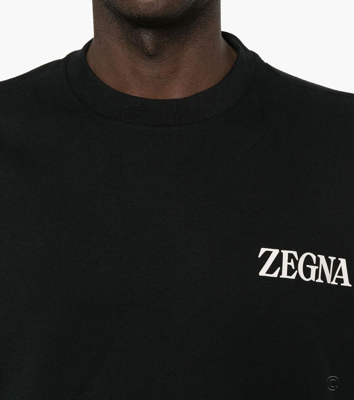 Rubberised-logo sweatshirt ZEG2520