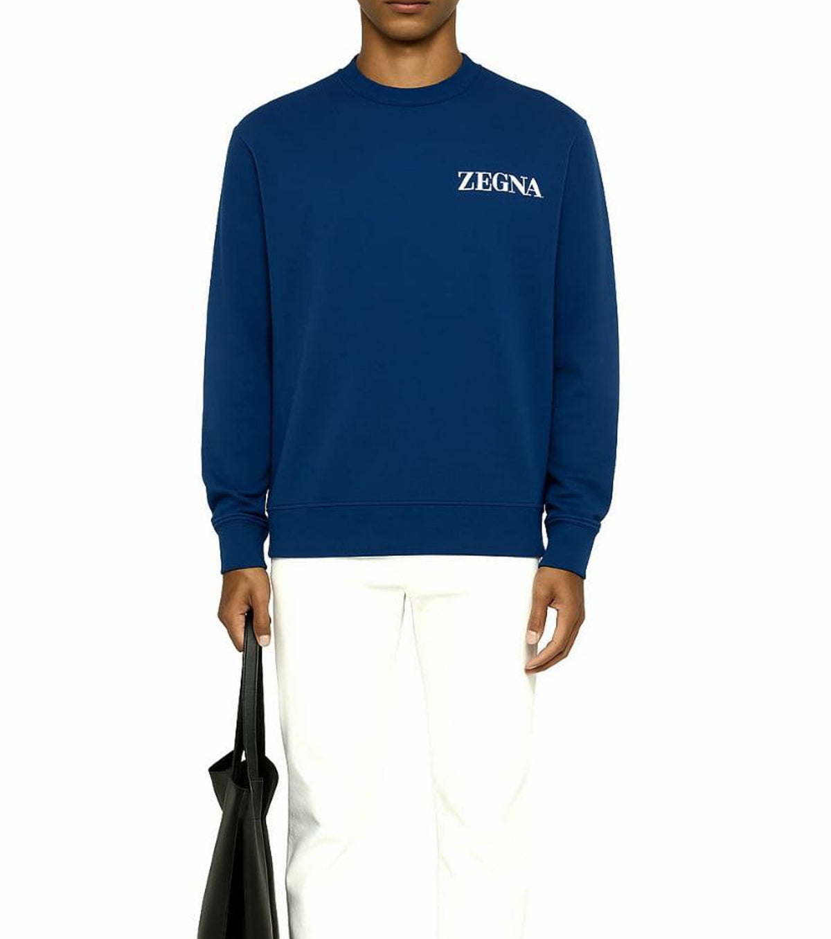 Rubberised-logo sweatshirt ZEG2520