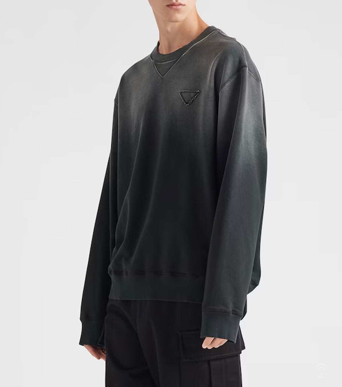 Gradient Cotton Sweatshirt
