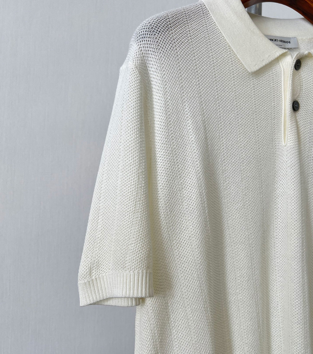 Мъжка плетена поло тениска