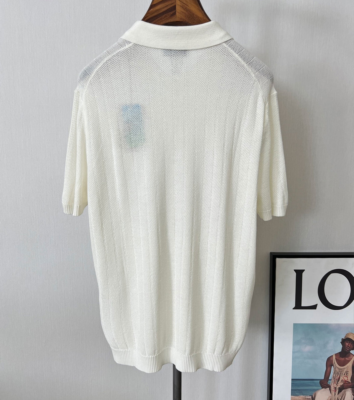 Мъжка плетена поло тениска