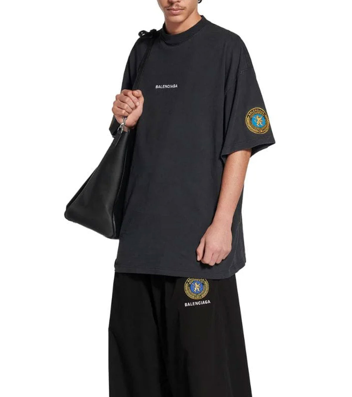 Faded Black Uniform Merch Oversized T-Shirt