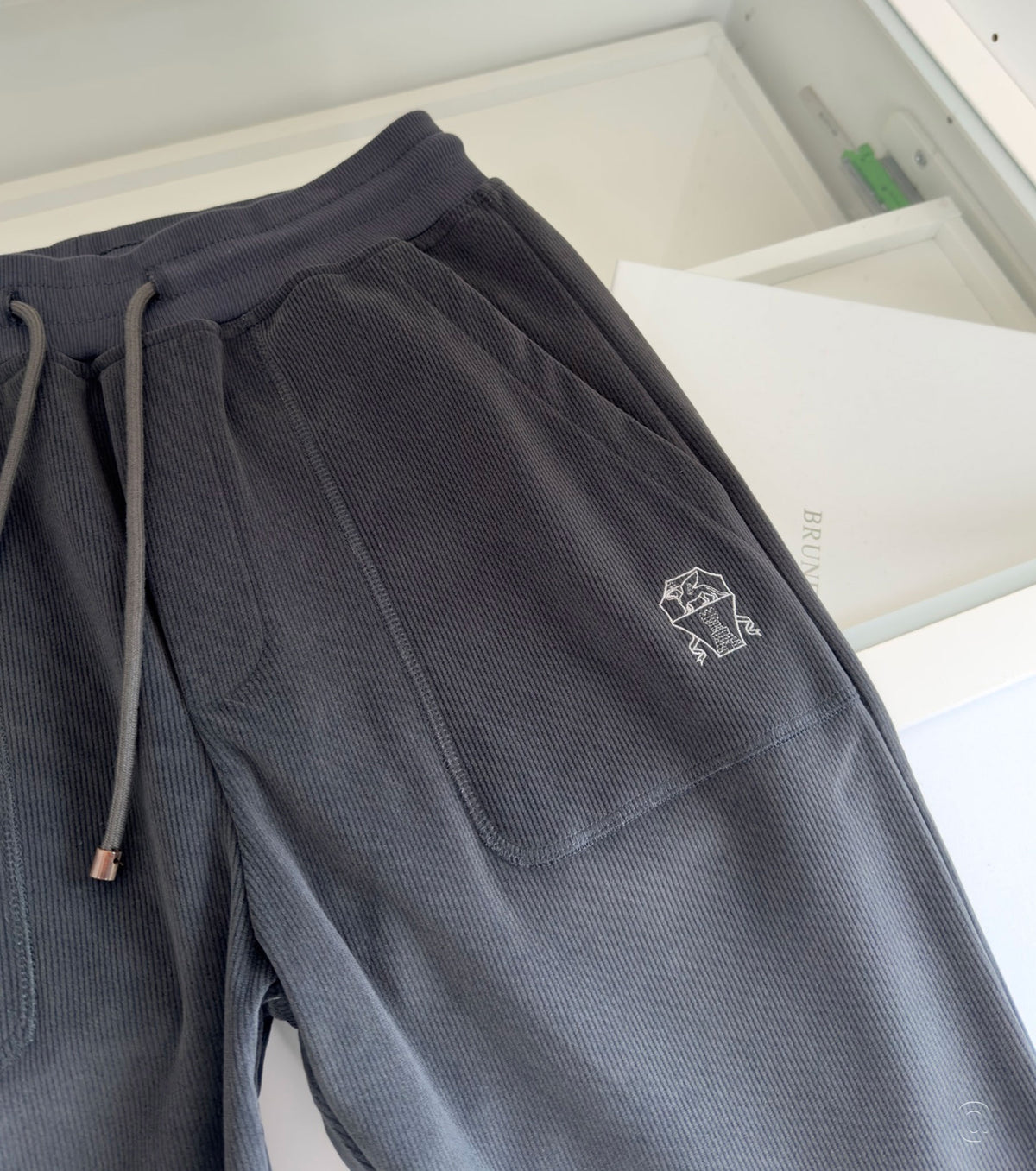 Men Velvet Track Pants