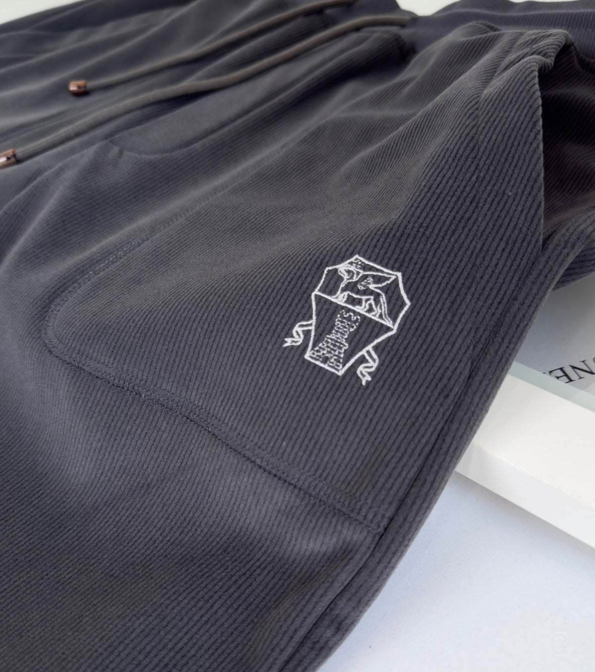 Men Velvet Track Pants