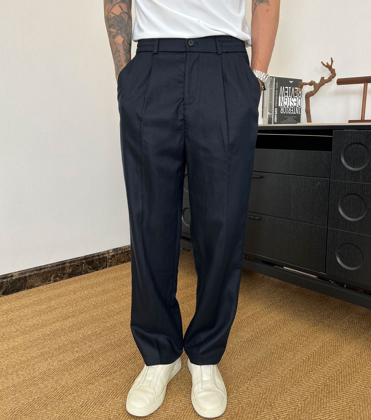 Men linen trousers
