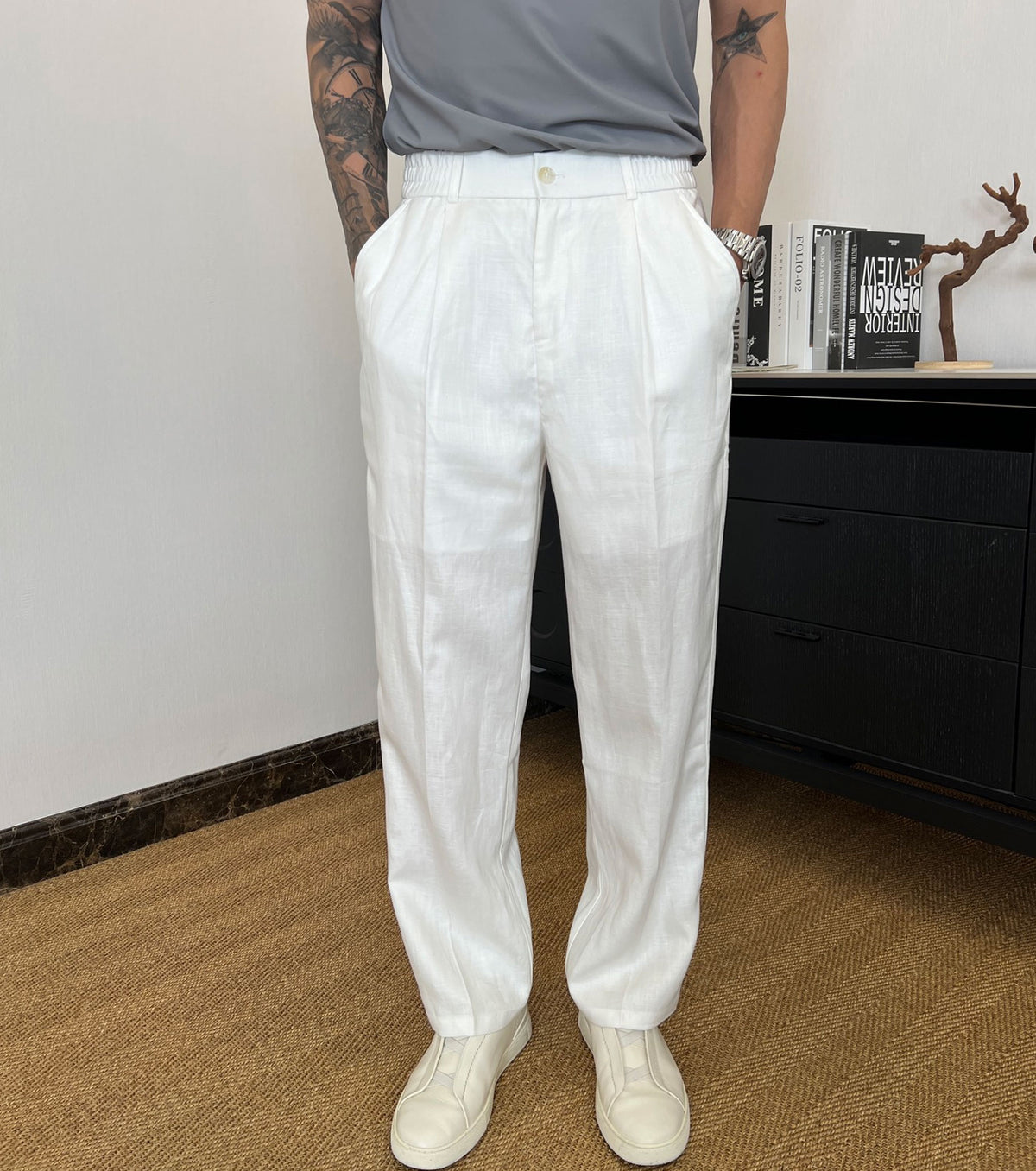 Men linen trousers