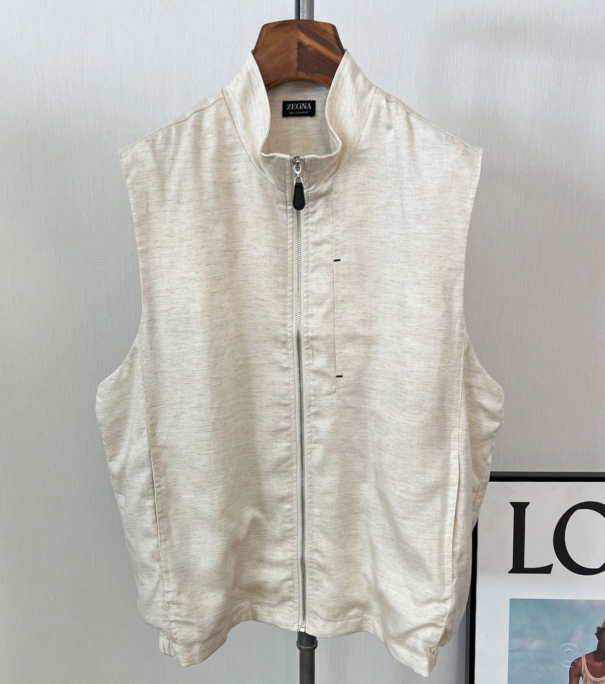 Men linen vest