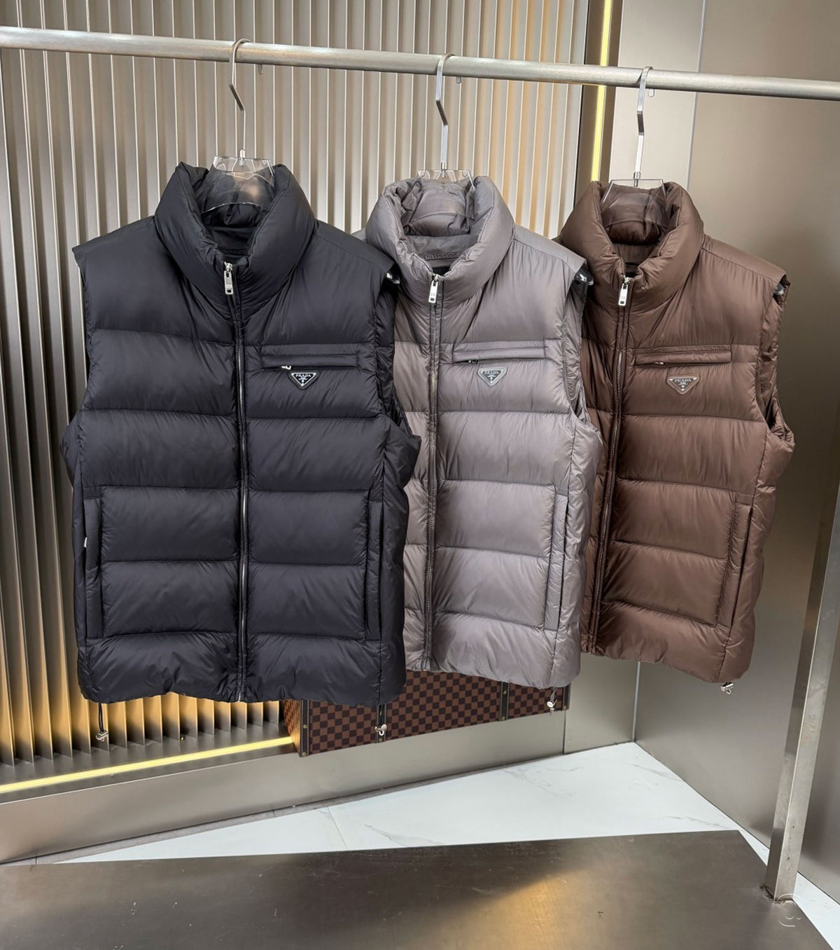 Men down vest