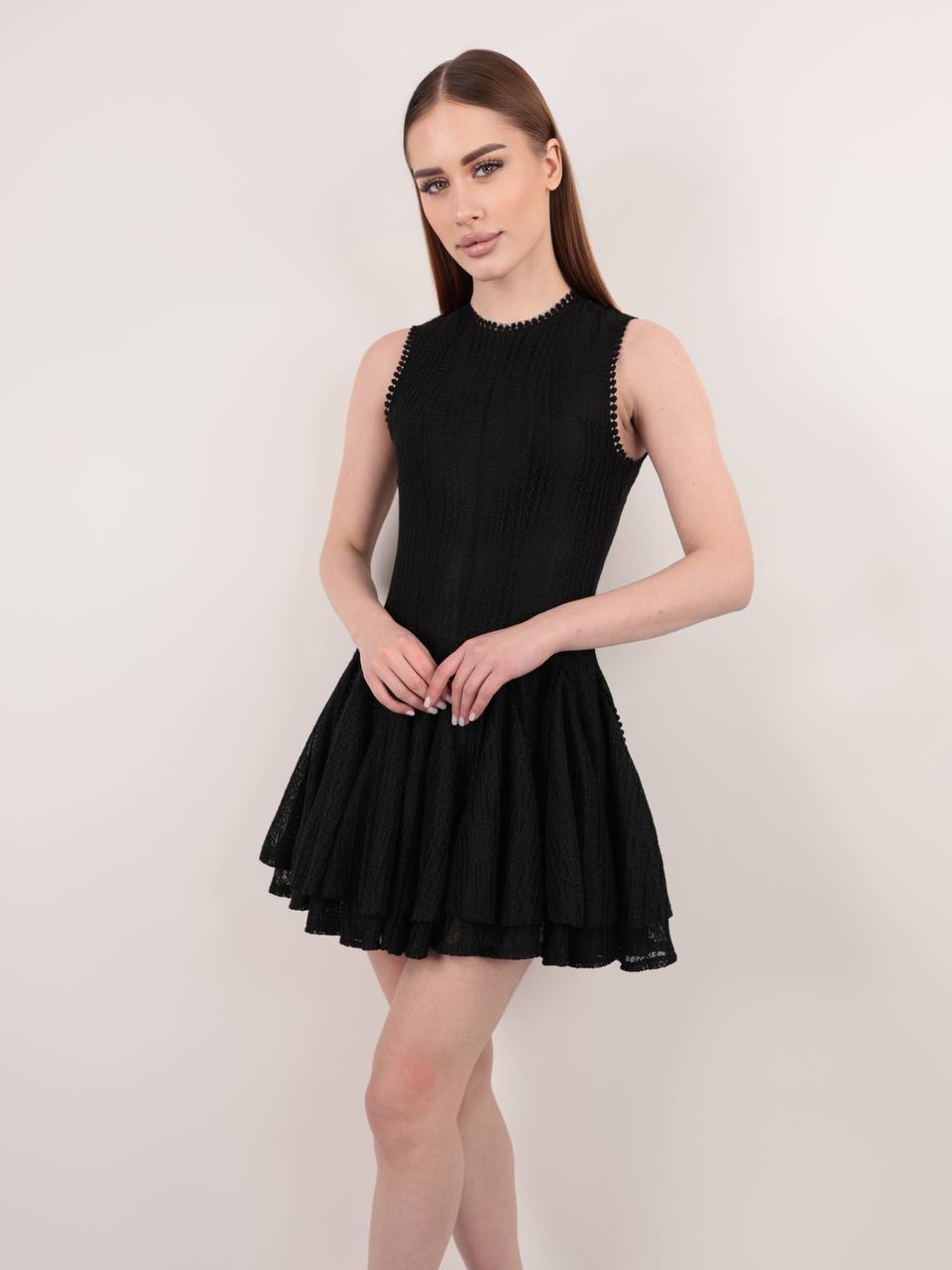 Dress with Embossed Texture