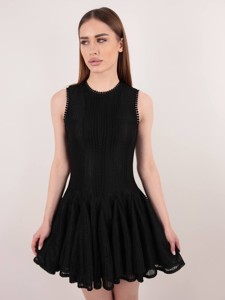 Dress with Embossed Texture