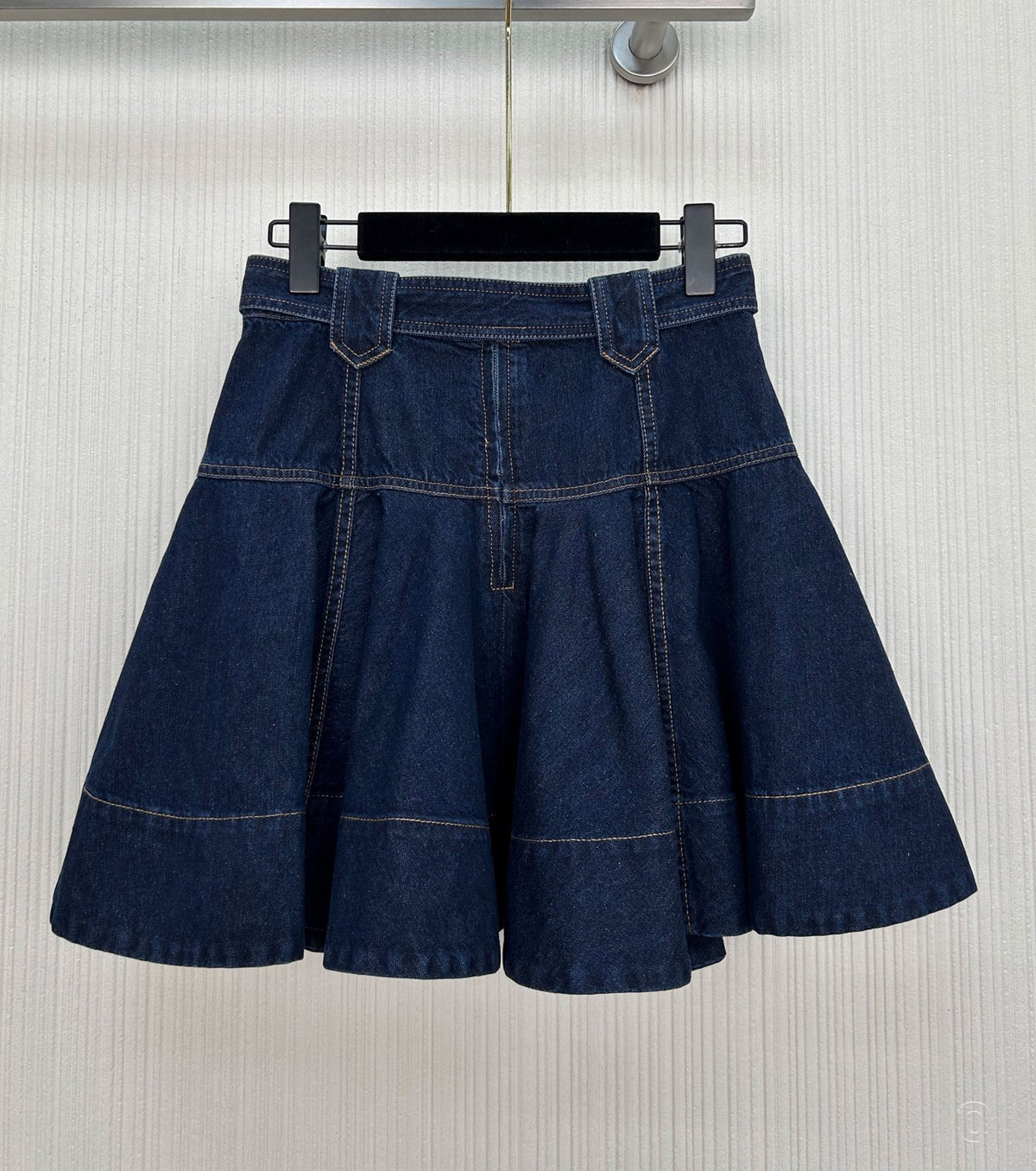 Denim mini skirt