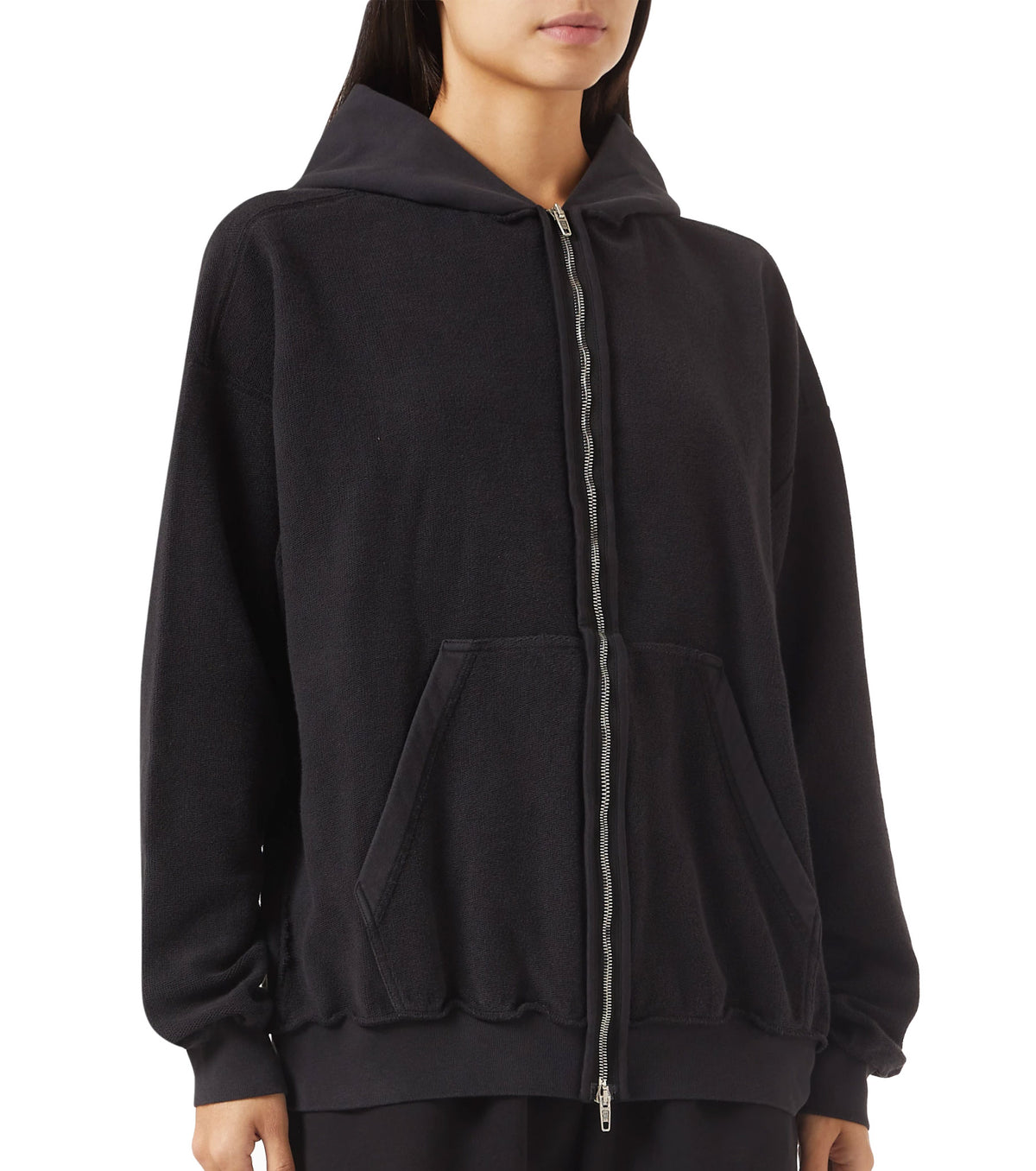 Inside out Zipped Hoodie