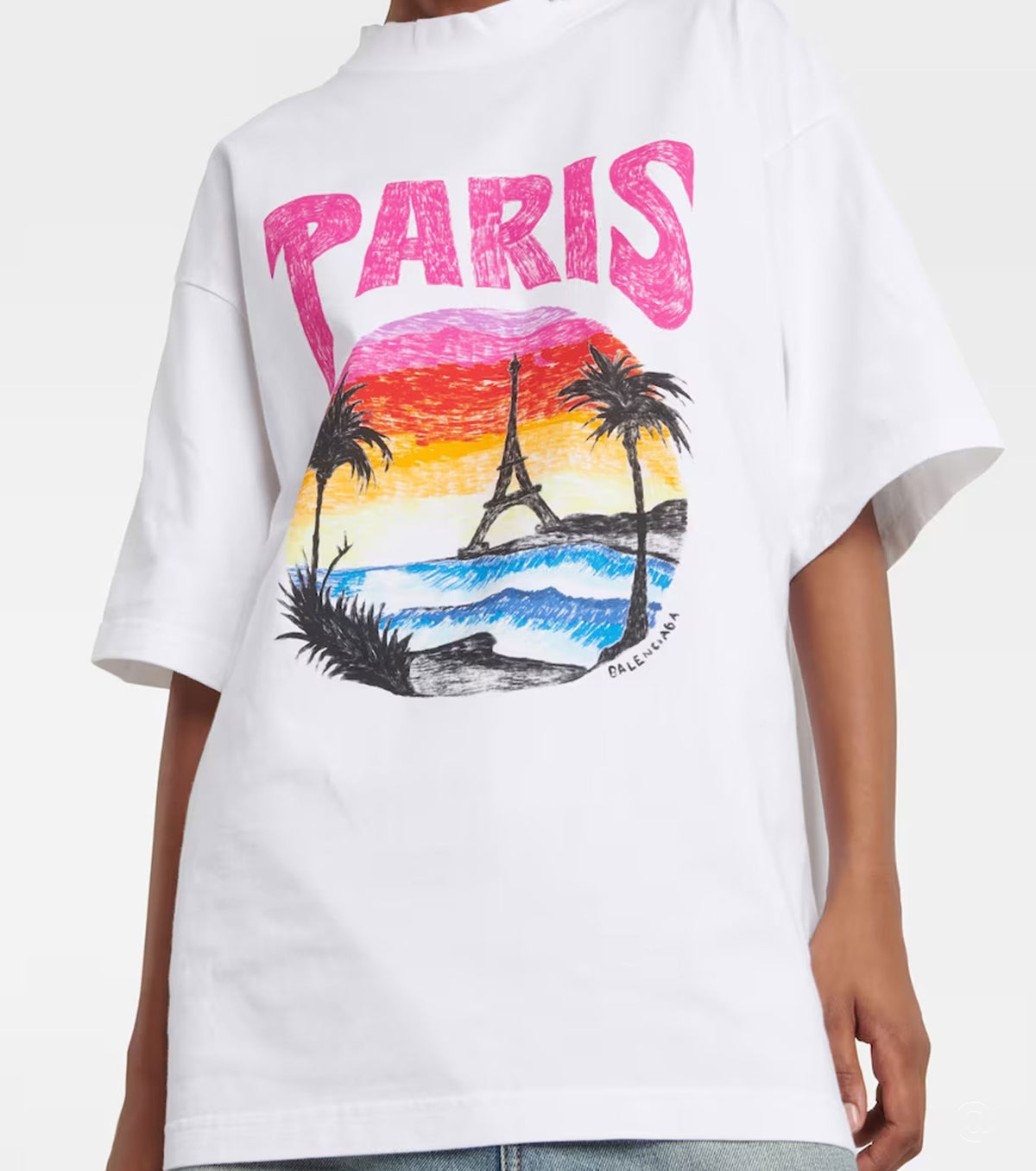 Tropical Paris T-Shirt BLC1022W