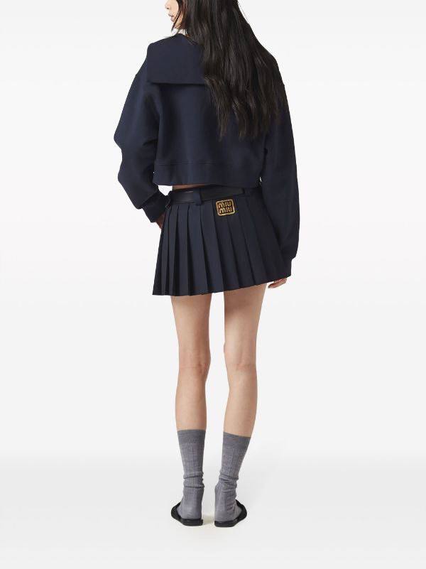 Embroidered Logo Sweatshirt MIU5006W