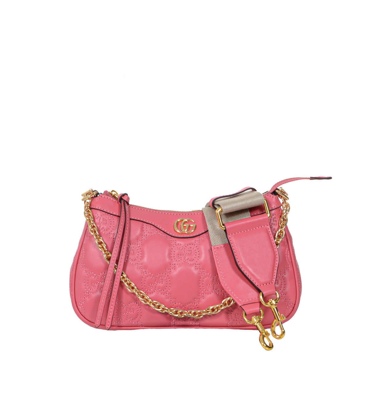 Matelassé small shoulder bag