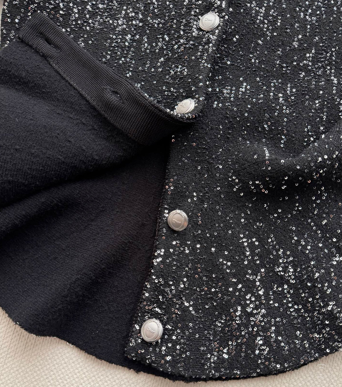Short-Sleeved Peplum Cardigan