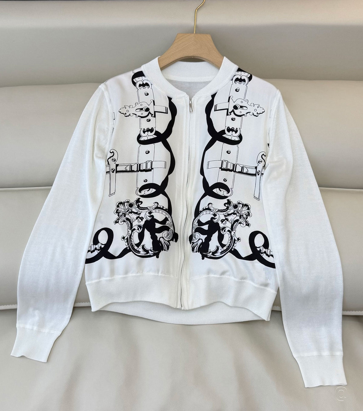 "Ferronnerie Remix" cardigan