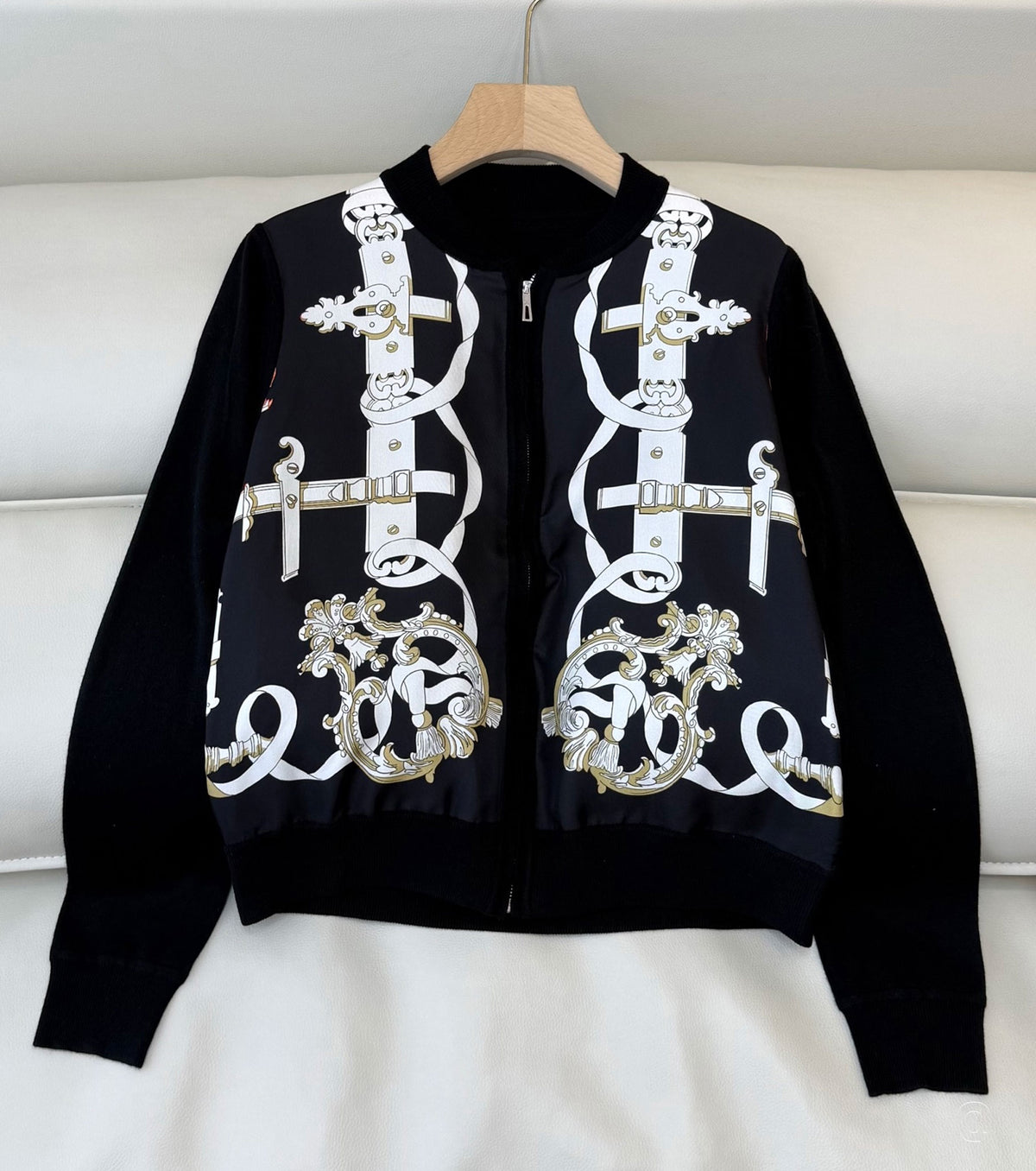 "Ferronnerie Remix" cardigan