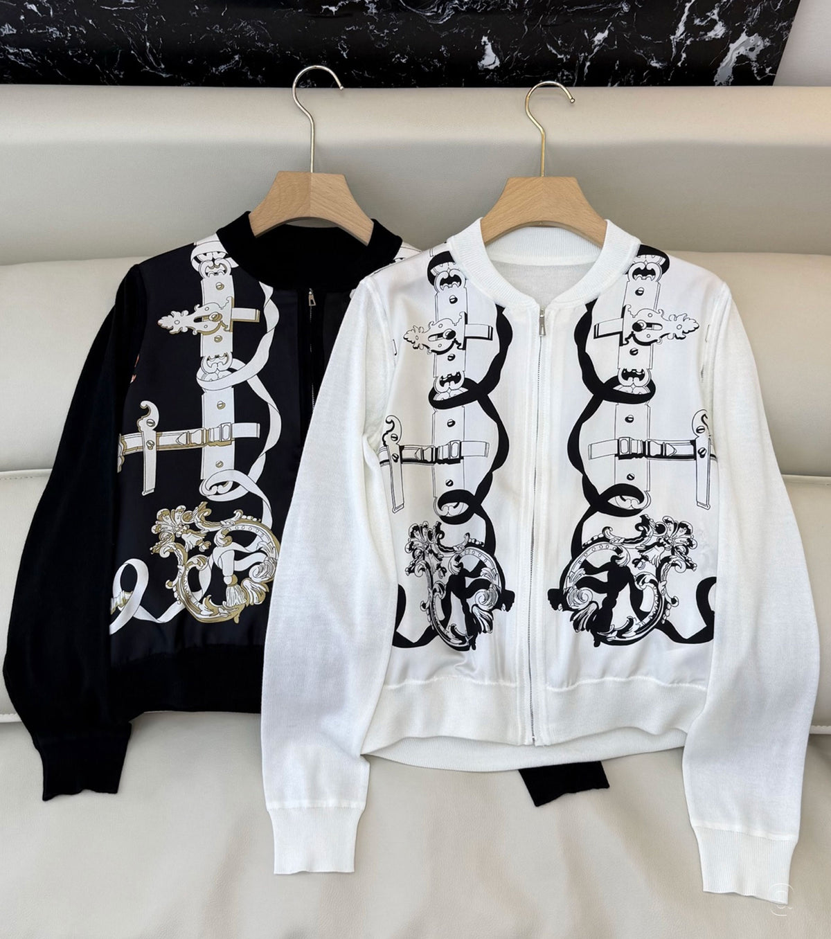 "Ferronnerie Remix" cardigan