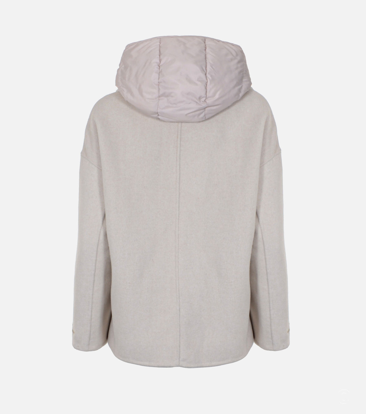 Women Cashmere Coat 2in1