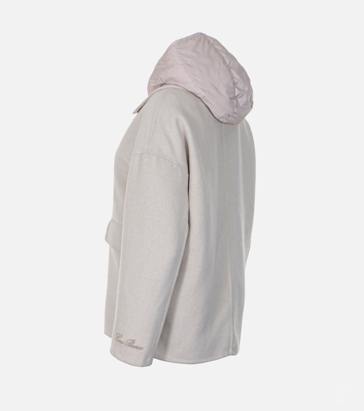 Women Cashmere Coat 2in1