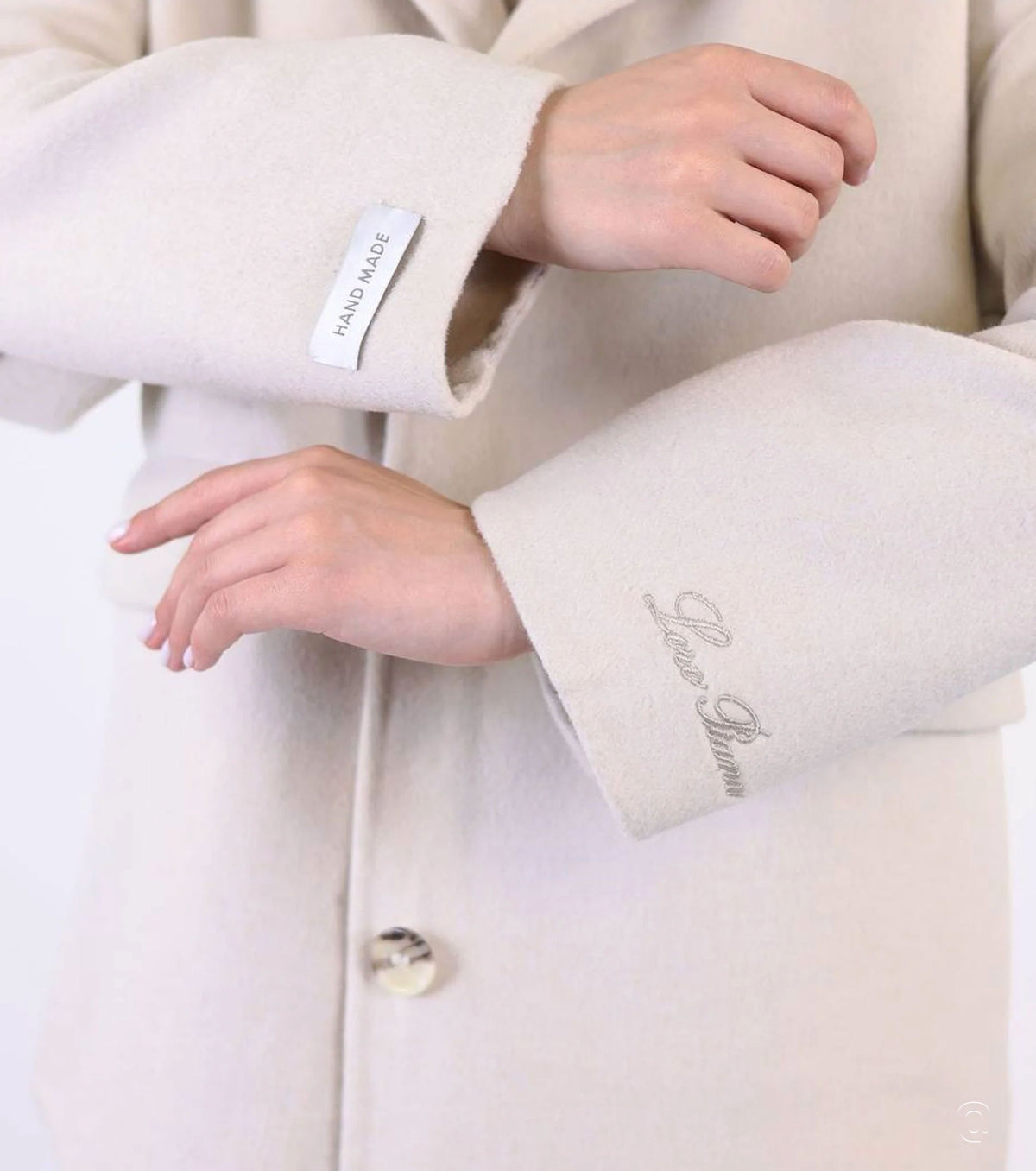 Women Cashmere Coat 2in1