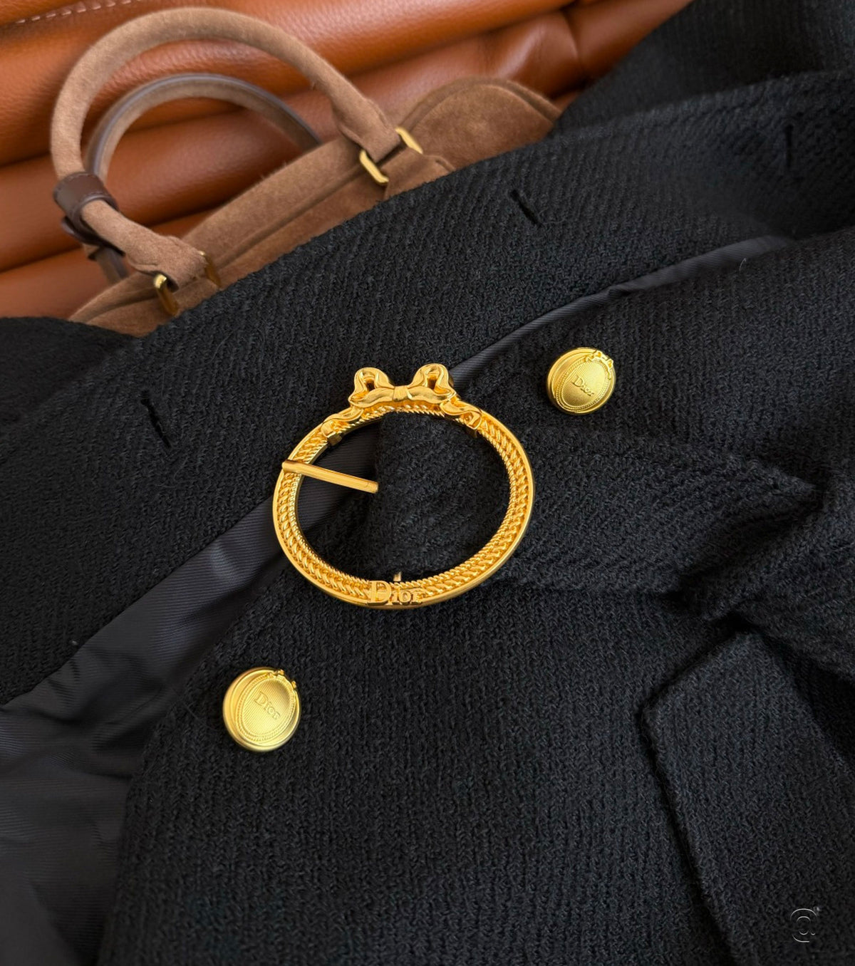 Women belted coat
