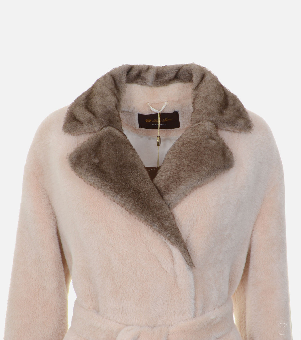 Women Lama wool Alcantara Coat