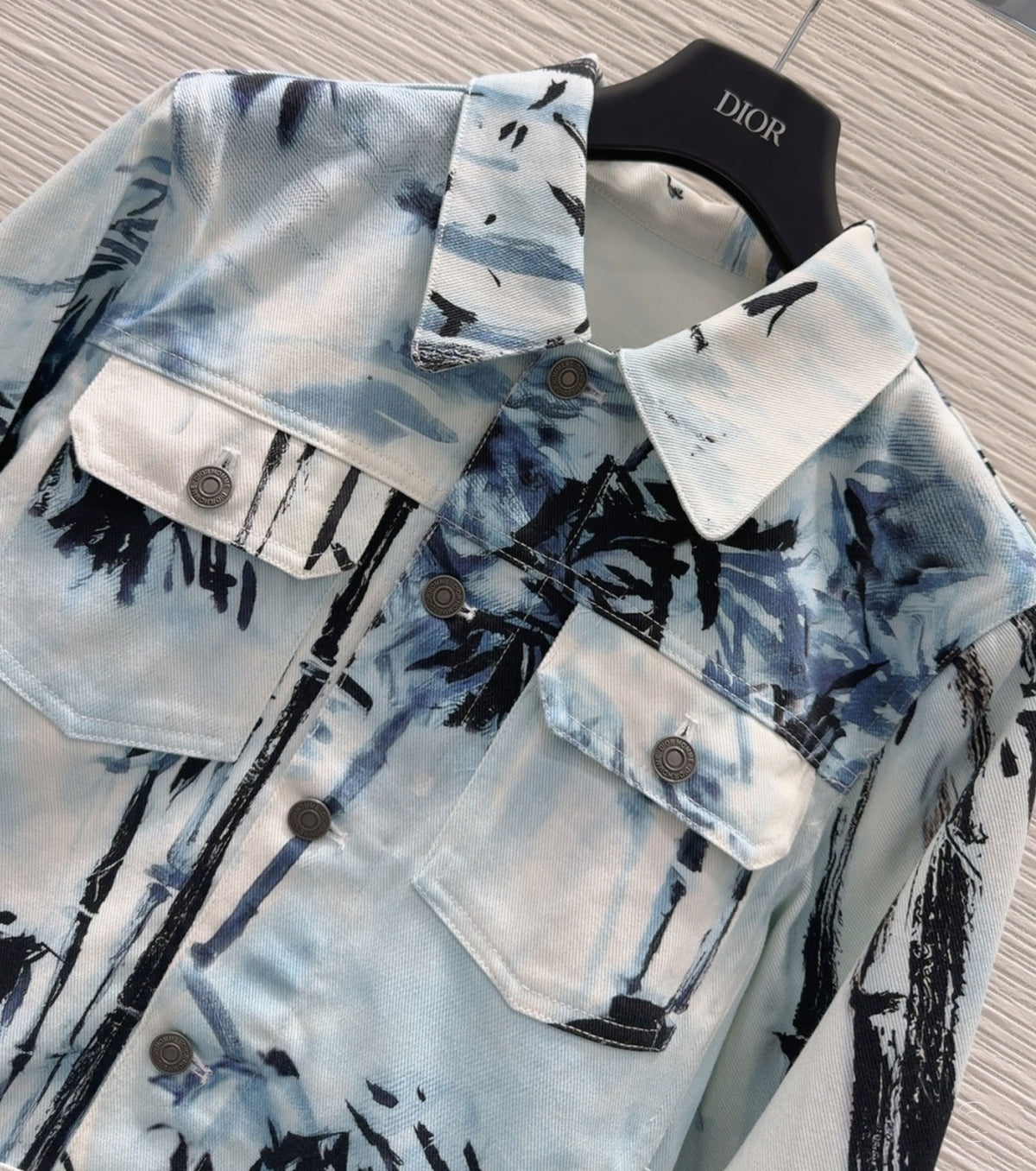 Printed Denim Jacket