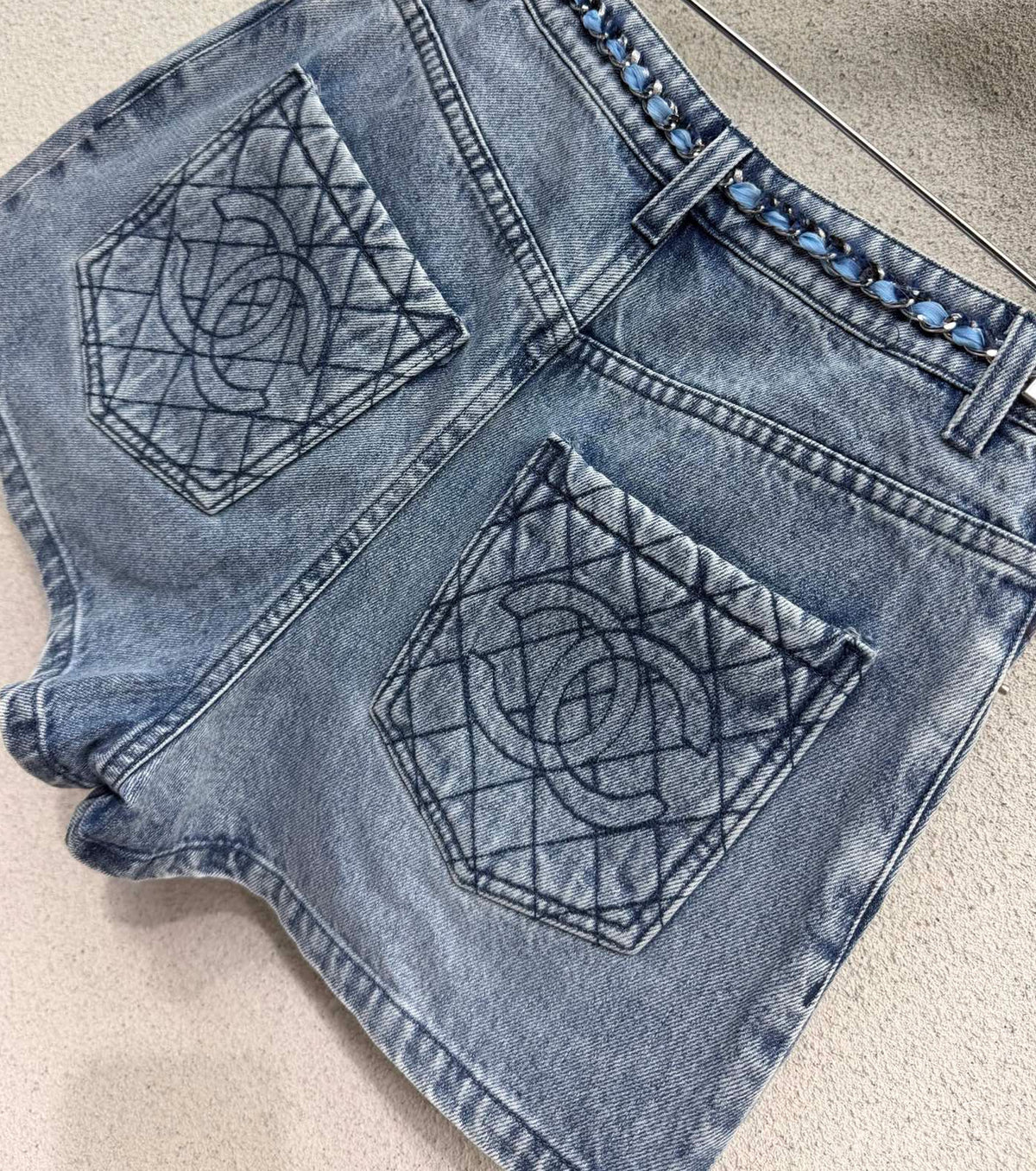 Denim shorts
